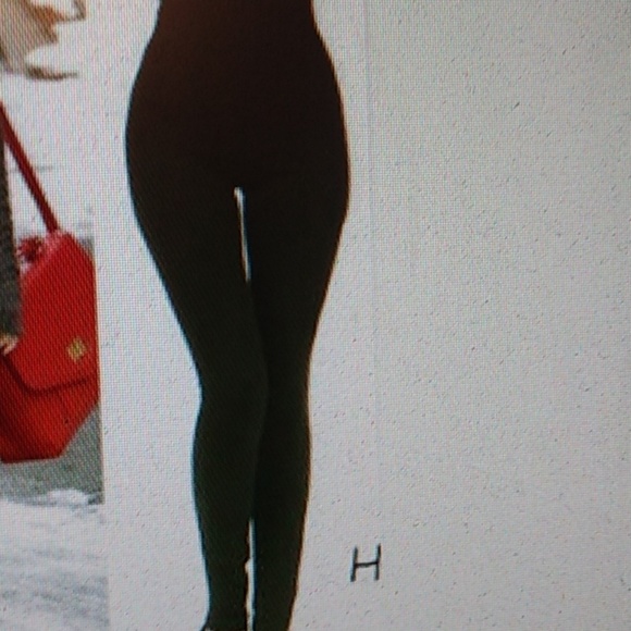 Tummy Control Fleece Leggings  0ne Pair NWT - Picture 7 of 7